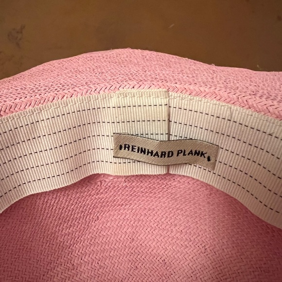 Reinhard Plank straw hat. Brand new, never been worn. Custom design. - Picture 2 of 2